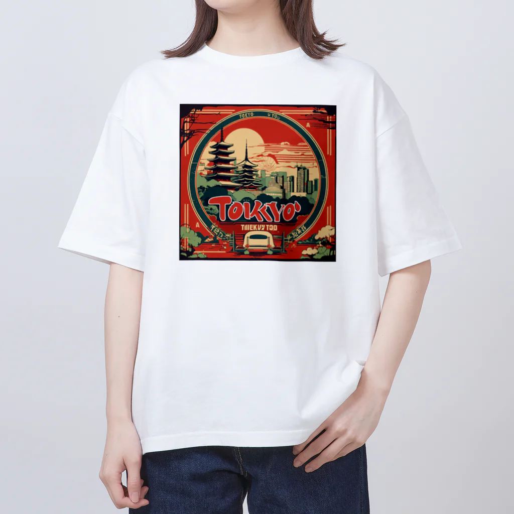 hotgoods shopの東京っぽいロゴ オーバーサイズTシャツ