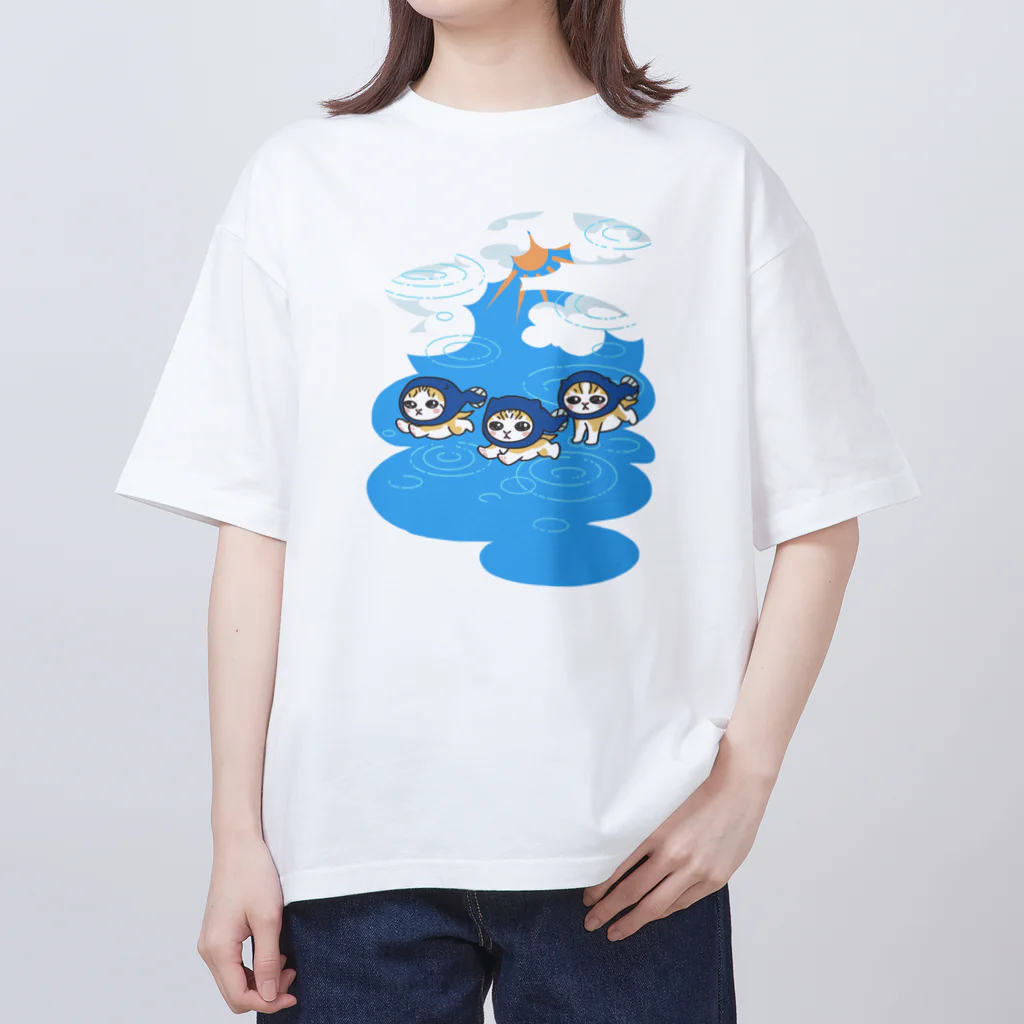 nya-mew（ニャーミュー）のオタマジャクシごっこ オーバーサイズTシャツ