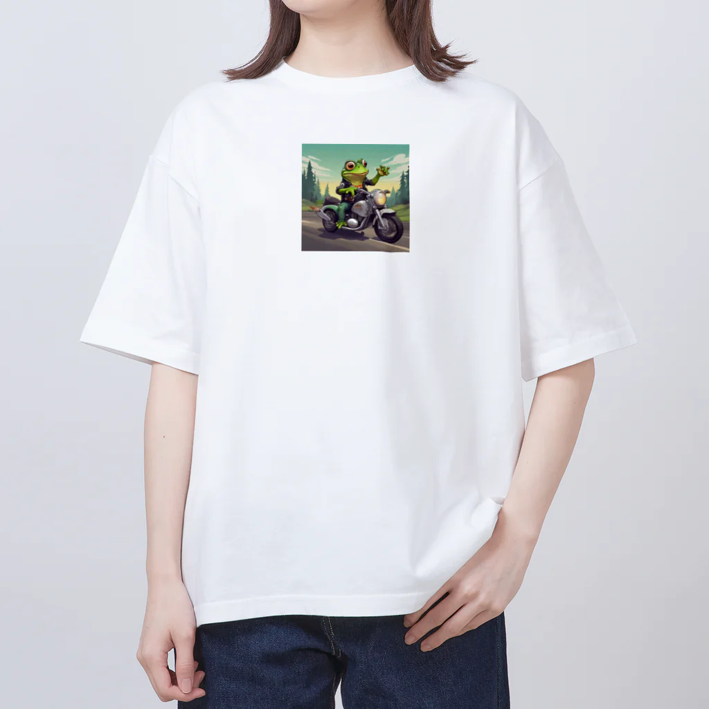 二宮大輔のカエルライダー4兄弟　3男　パオロ Oversized T-Shirt
