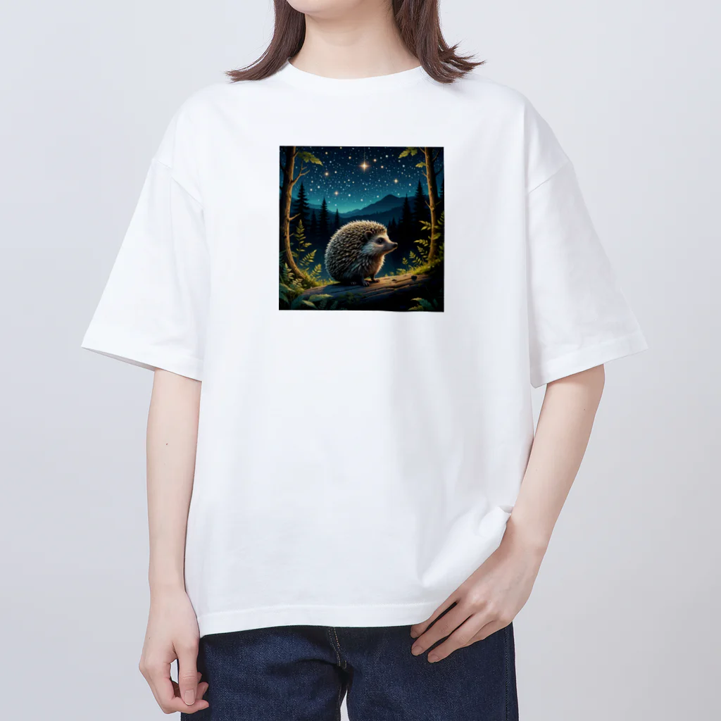 Enchanted Charm EmporiumのTwinkle Hedgehog ("ツィンクルハリネズミ") Oversized T-Shirt