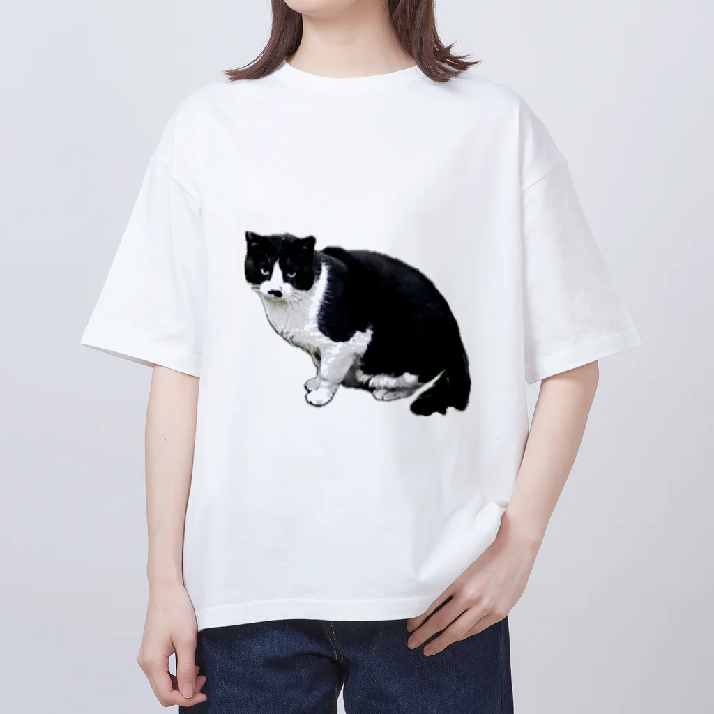 たまたまの近所の野良猫 オーバーサイズTシャツ