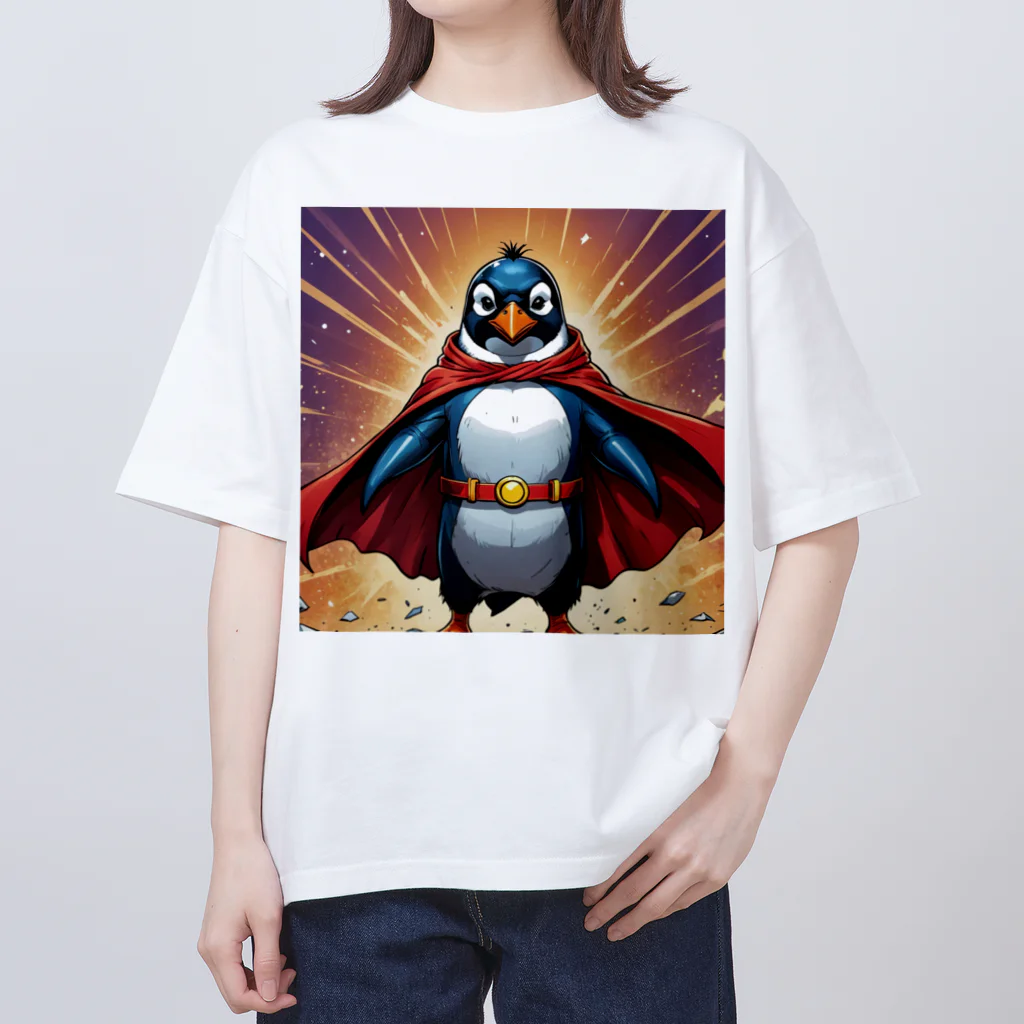 pen.のペンギンのヒーロー登場！ Oversized T-Shirt