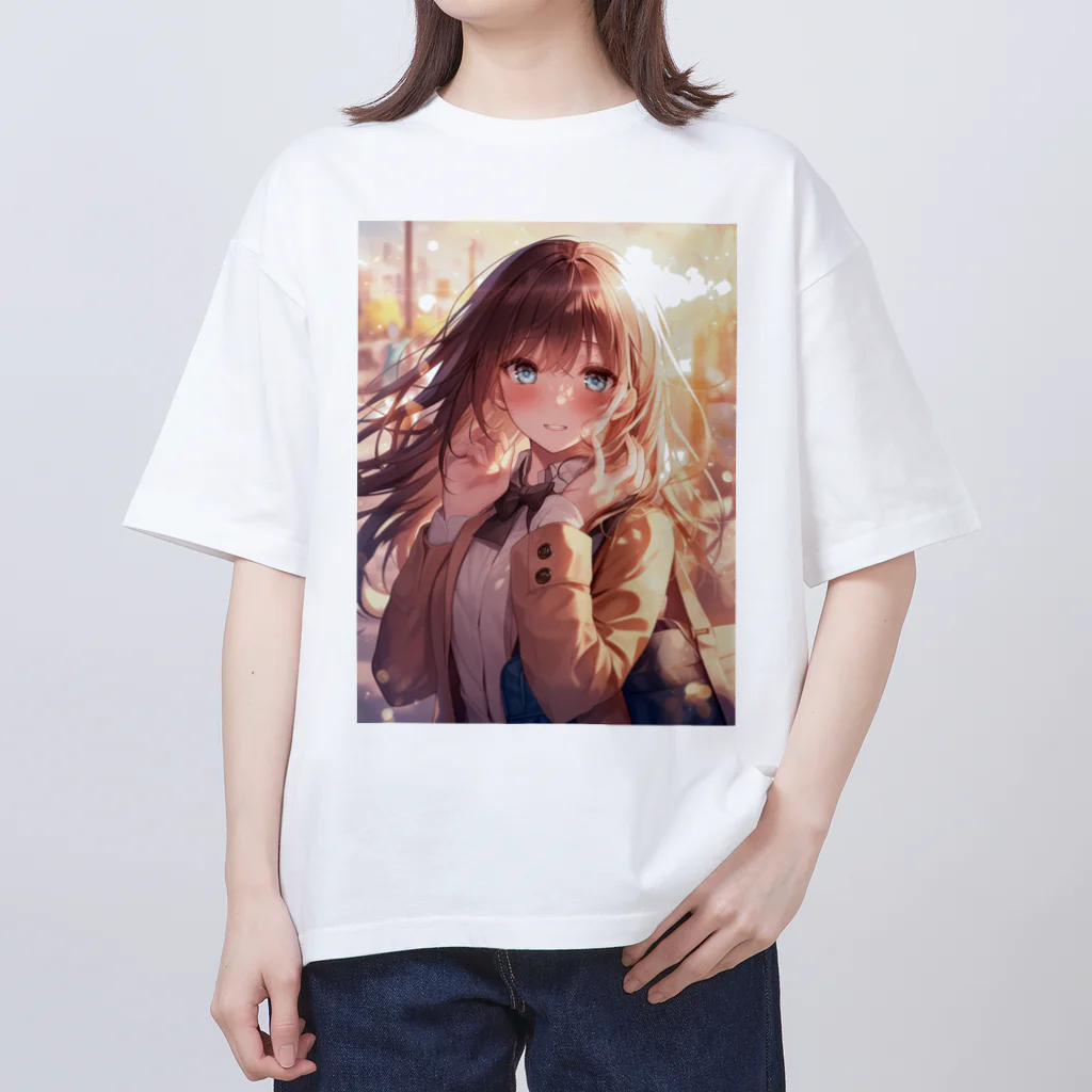 AQUAMETAVERSEの少女の恋思い　なでしこ1478 Oversized T-Shirt