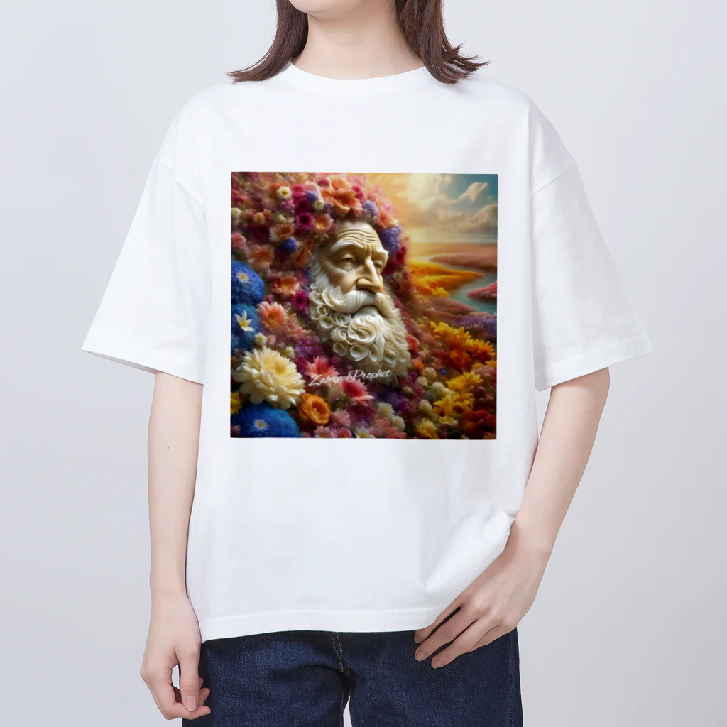 お花屋SUNのZahra prophet「ザハラ プロフェット」 オーバーサイズTシャツ