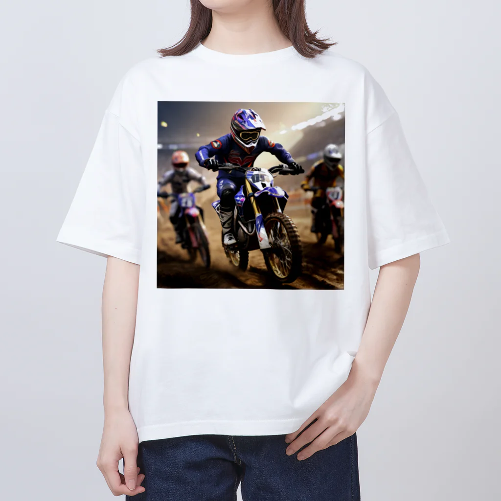 Bikers' Galleryのダートマスターズ：究極のモトクロスチャレンジ オーバーサイズTシャツ