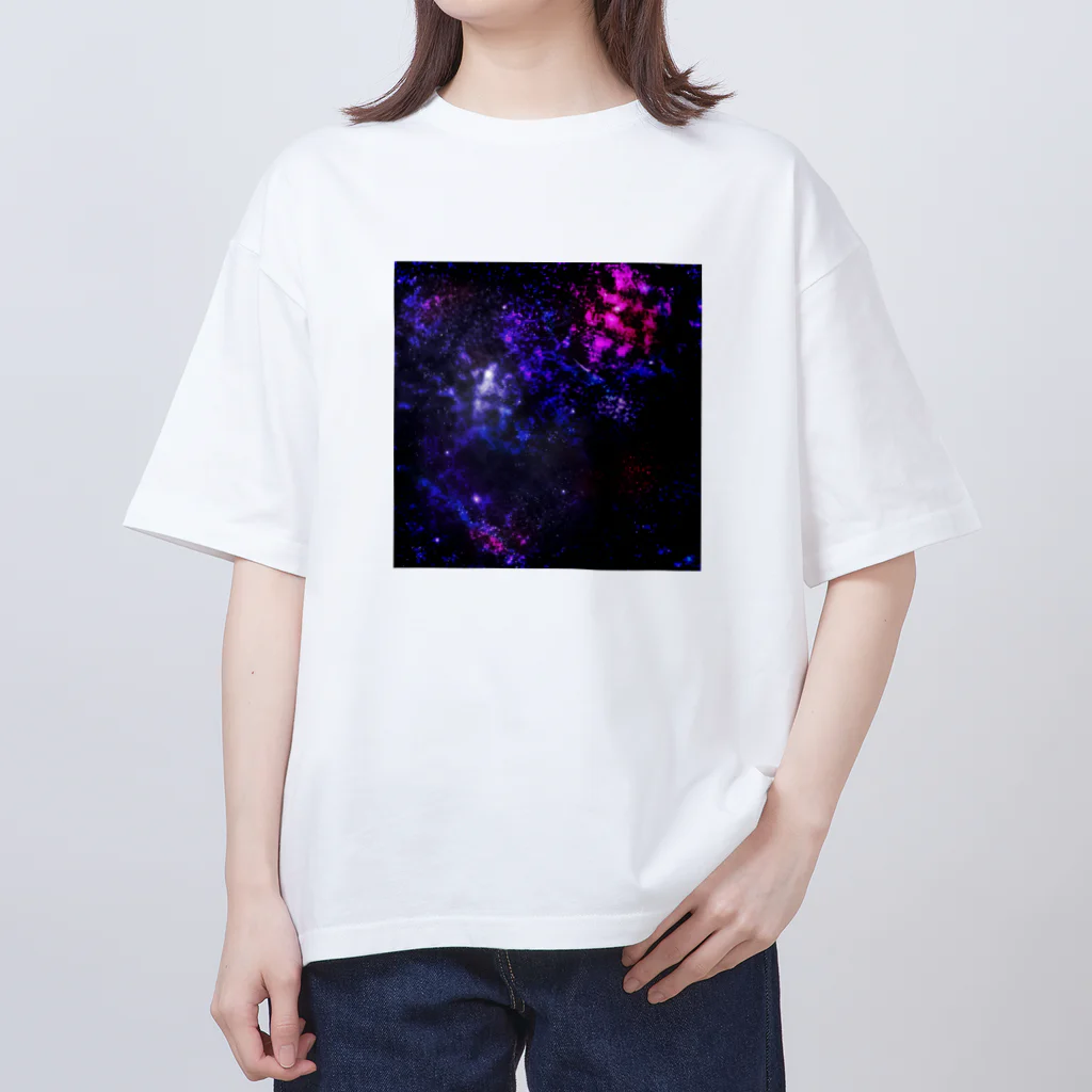 MISHIMAのピンクめな宇宙 オーバーサイズTシャツ