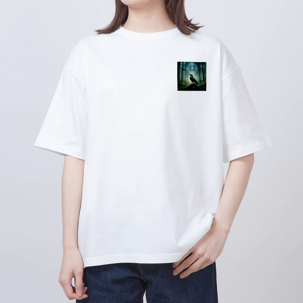 SETURAの神秘 カラス オーバーサイズTシャツ