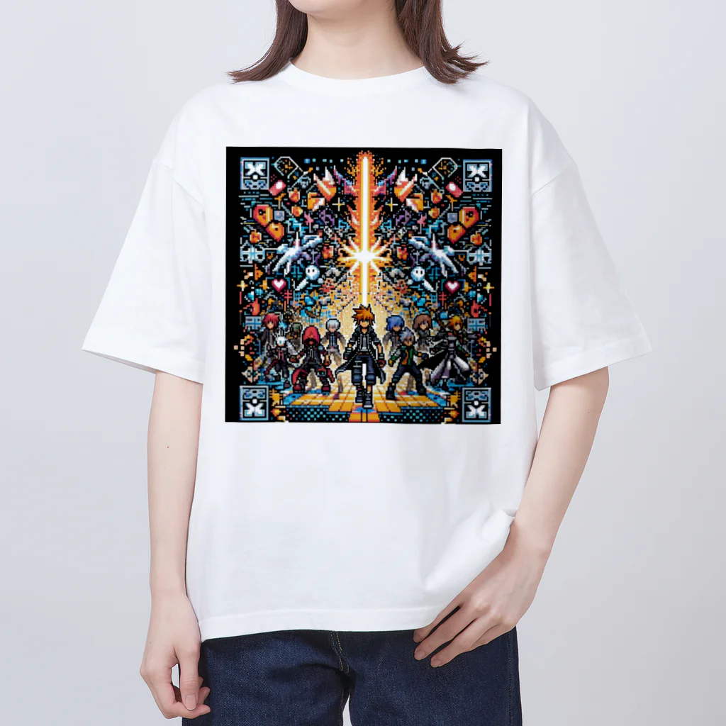 ドット屋のドット絵 ダークファンタジー オーバーサイズTシャツ