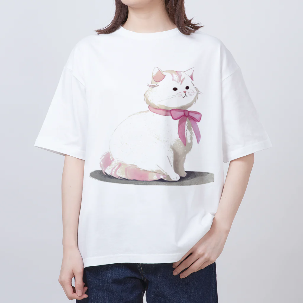 rinrinのふわふわ猫ちゃん オーバーサイズTシャツ