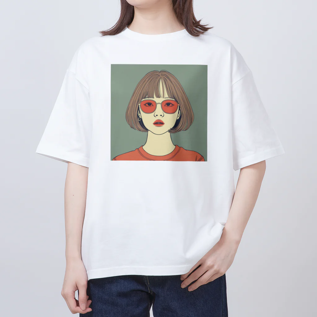  Tokyo City Girls catalogues のCity girl #3 サアヤ オーバーサイズTシャツ