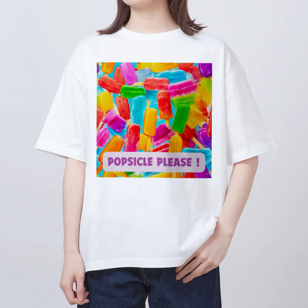 Hot chocolateのカラフルなアイスキャンディー オーバーサイズTシャツ