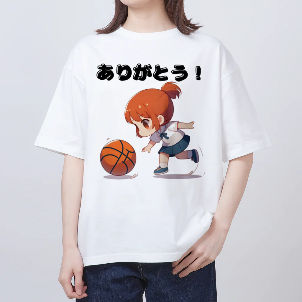 チェリモヤのガールズ バスケット 01 Oversized T-Shirt