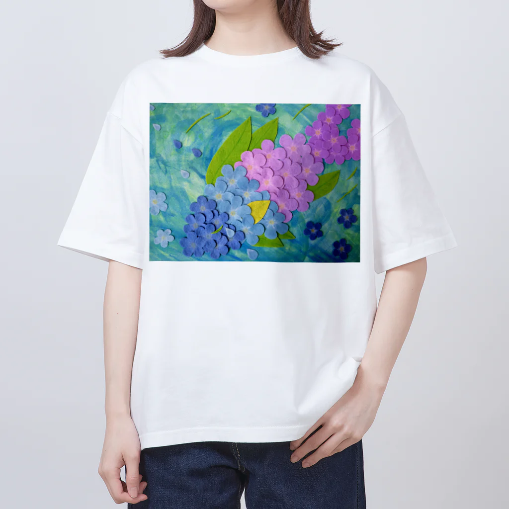 つぎの勿忘草　ワスレナグサ オーバーサイズTシャツ