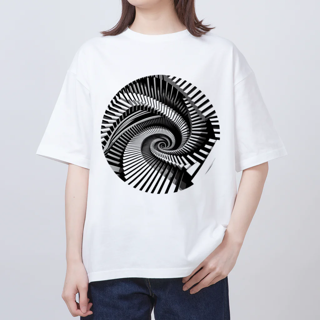 riotriffs_punksのspiral オーバーサイズTシャツ