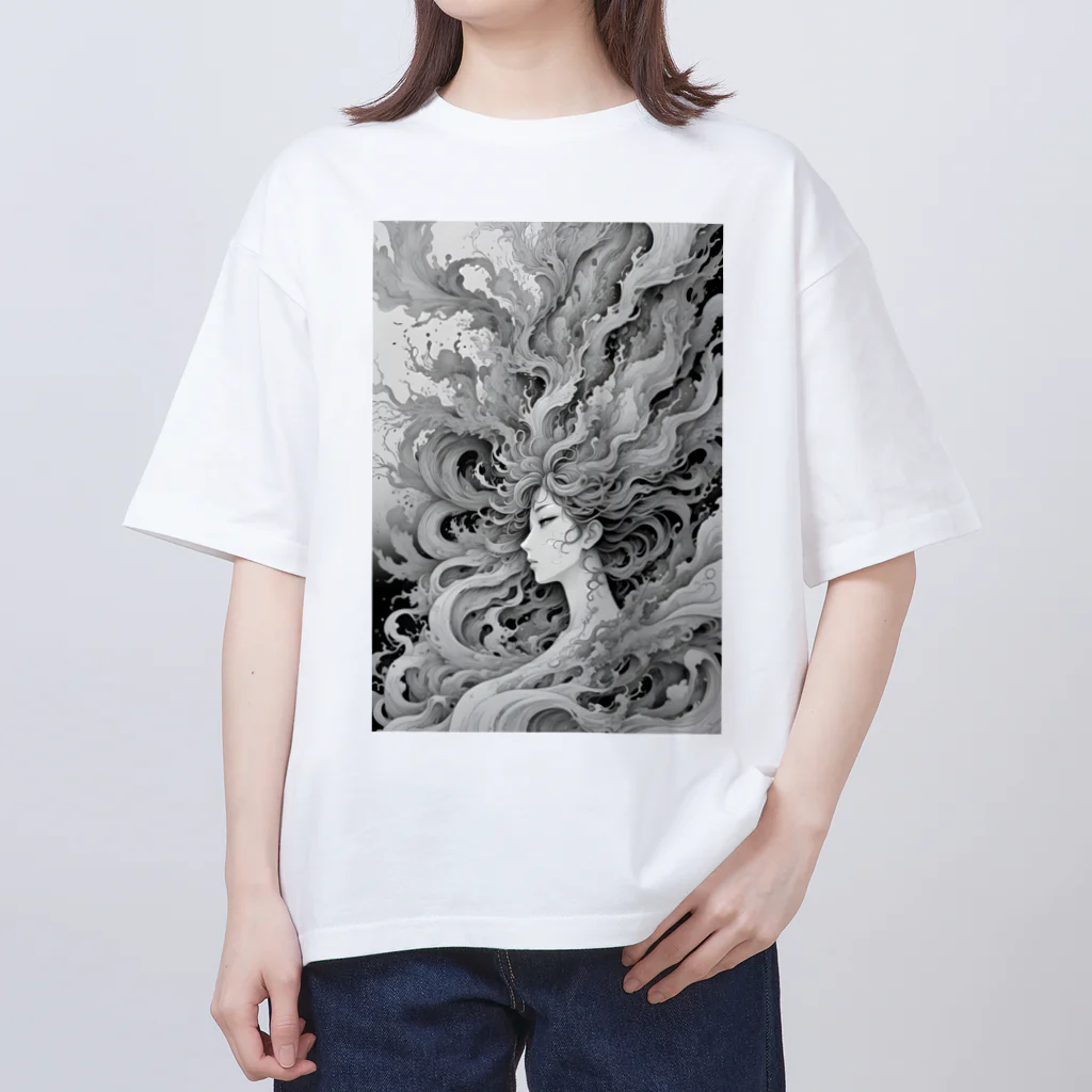 AI Fantasy Art Shopの【限定商品】Chaos③ Oversized T-Shirt