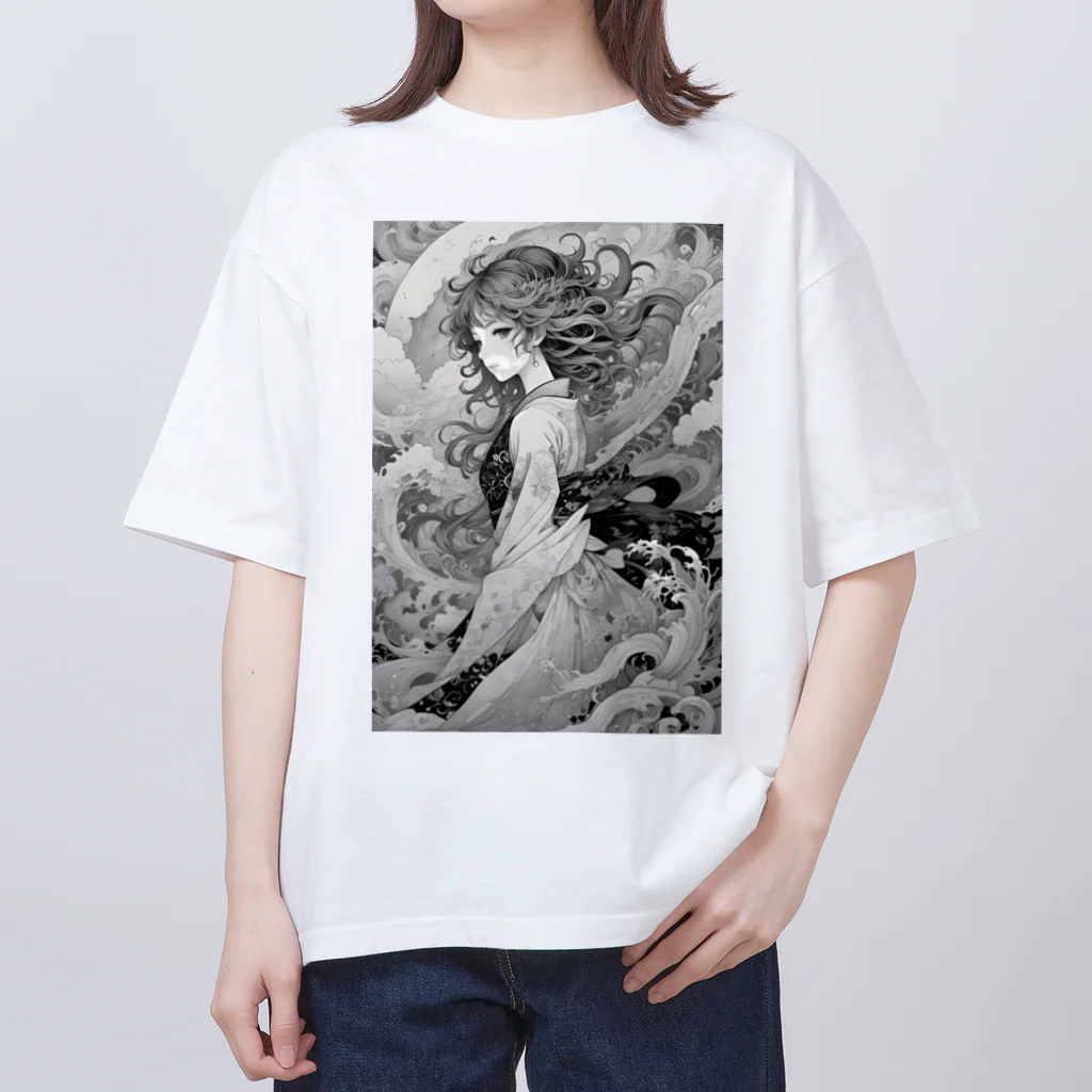 AI Fantasy Art Shopの【限定商品】Chaos④ Oversized T-Shirt