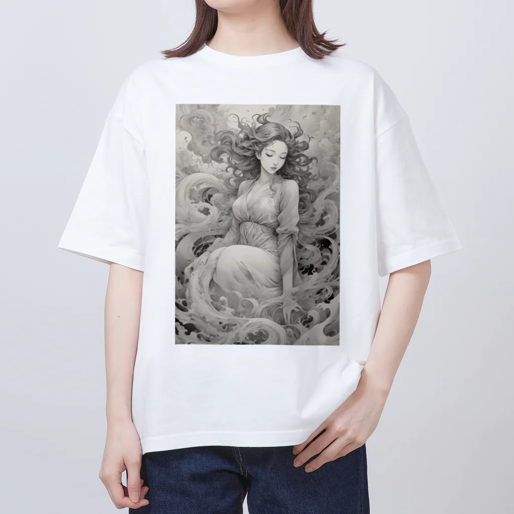 AI Fantasy Art Shopの【限定商品】Chaos⑦ オーバーサイズTシャツ