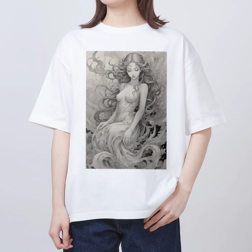 AI Fantasy Art Shopの【限定商品】Chaos⑧ Oversized T-Shirt