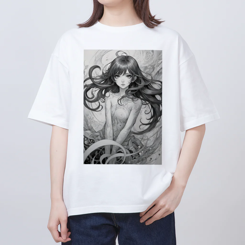 AI Fantasy Art ShopのCollapse① Oversized T-Shirt