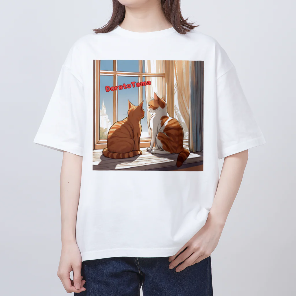 NanikatonanikaのDoratoTama オーバーサイズTシャツ