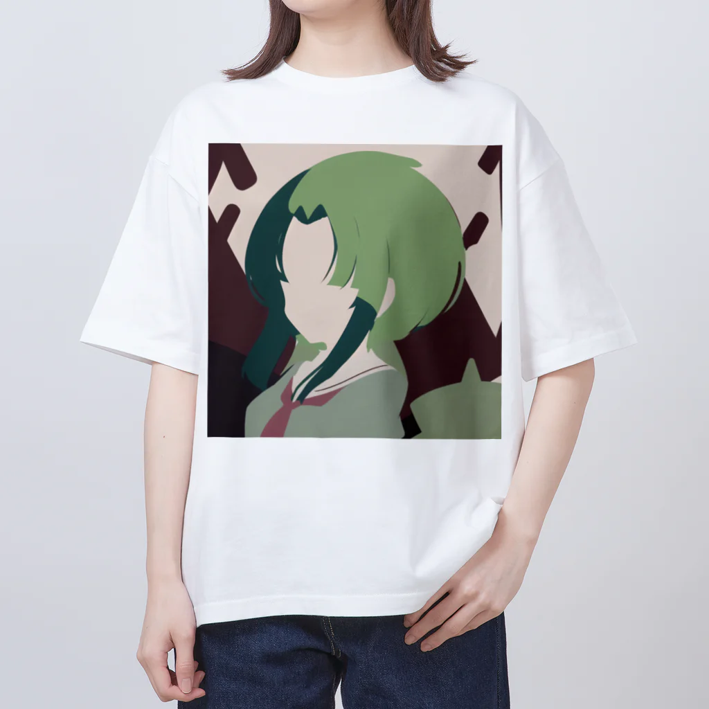 Riollaの緑の女の子 Oversized T-Shirt