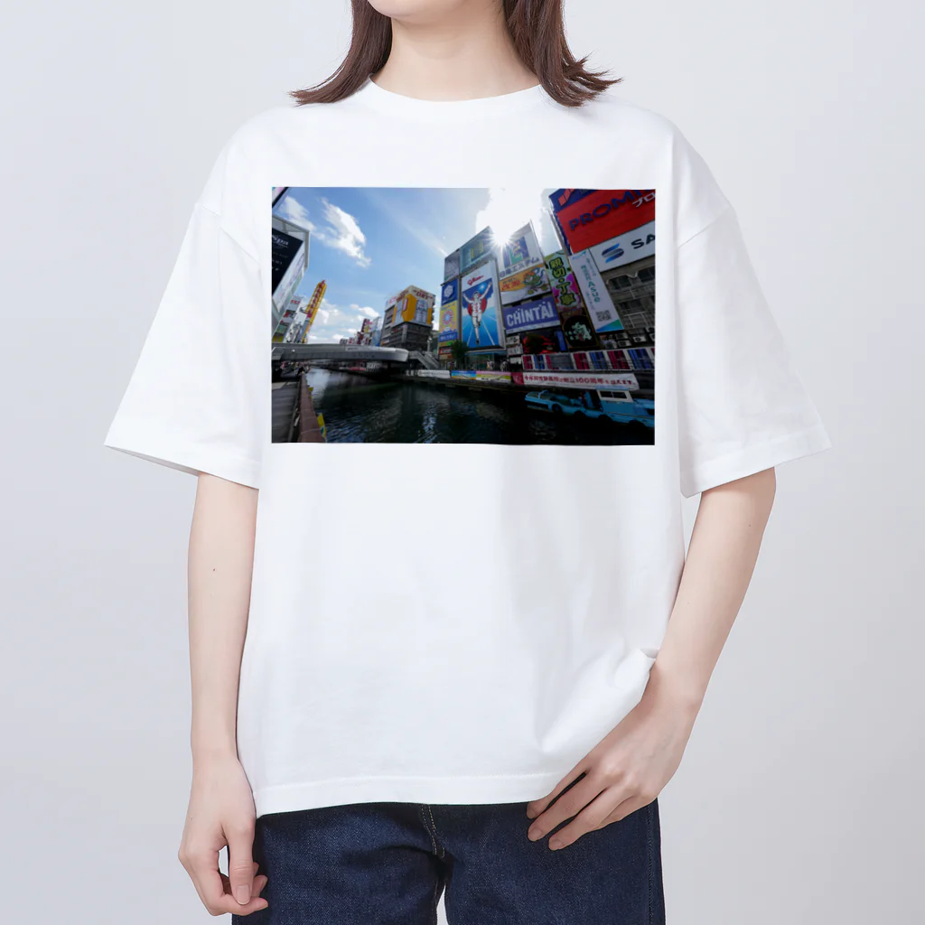 DEEP案内編集部の道頓堀 Oversized T-Shirt
