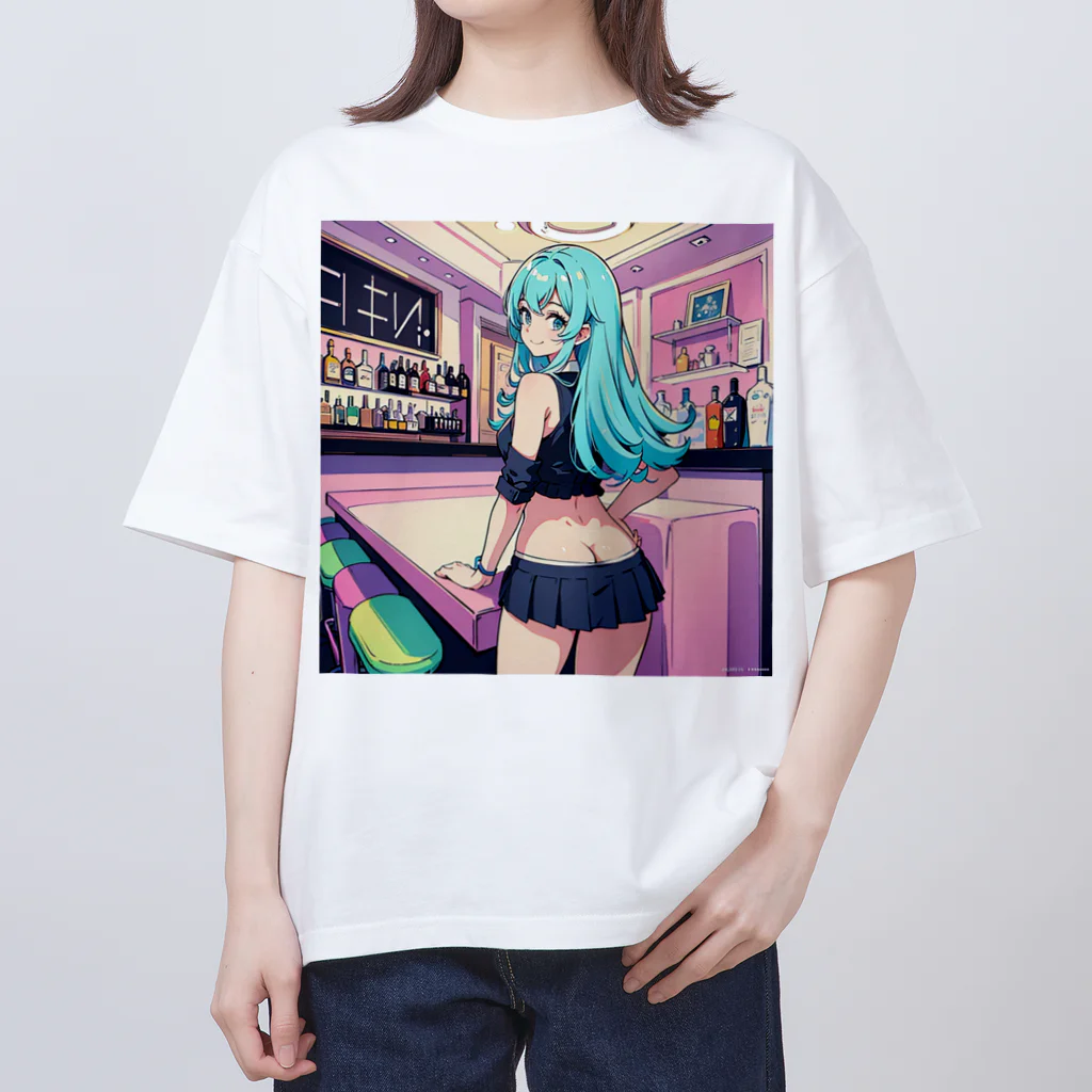 yozoraniyumeoの魔法バーテンダー少女 Oversized T-Shirt