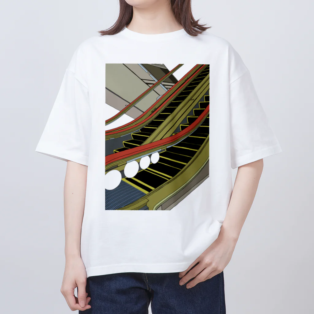 Nmeyaのエスカレーター Oversized T-Shirt