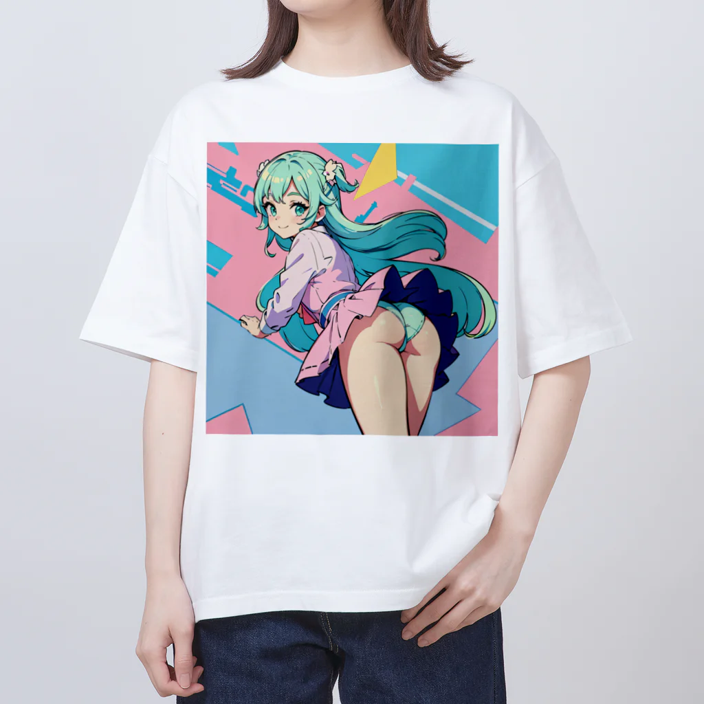 yozoraniyumeoの魔法女子中学少女 Oversized T-Shirt