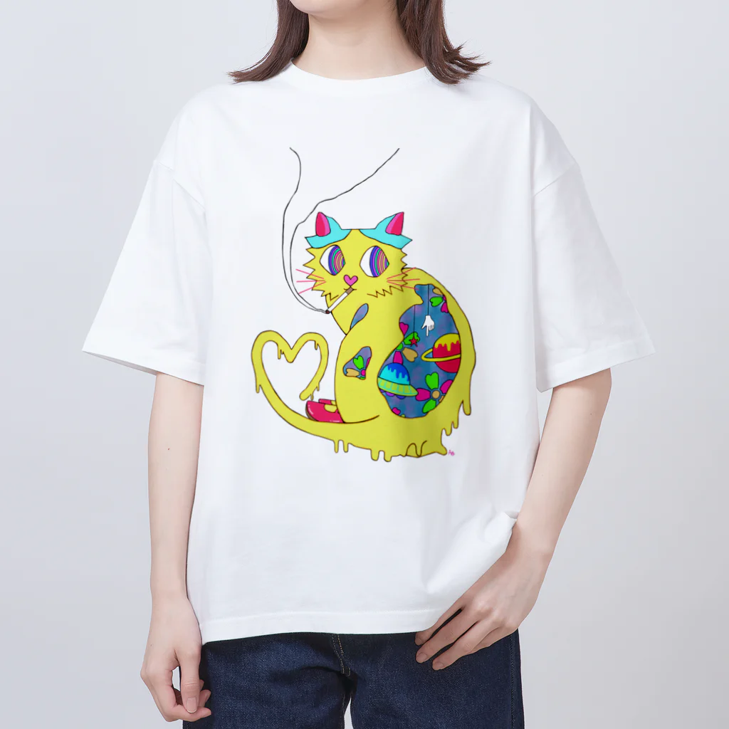 笑う動物の穹 オーバーサイズTシャツ