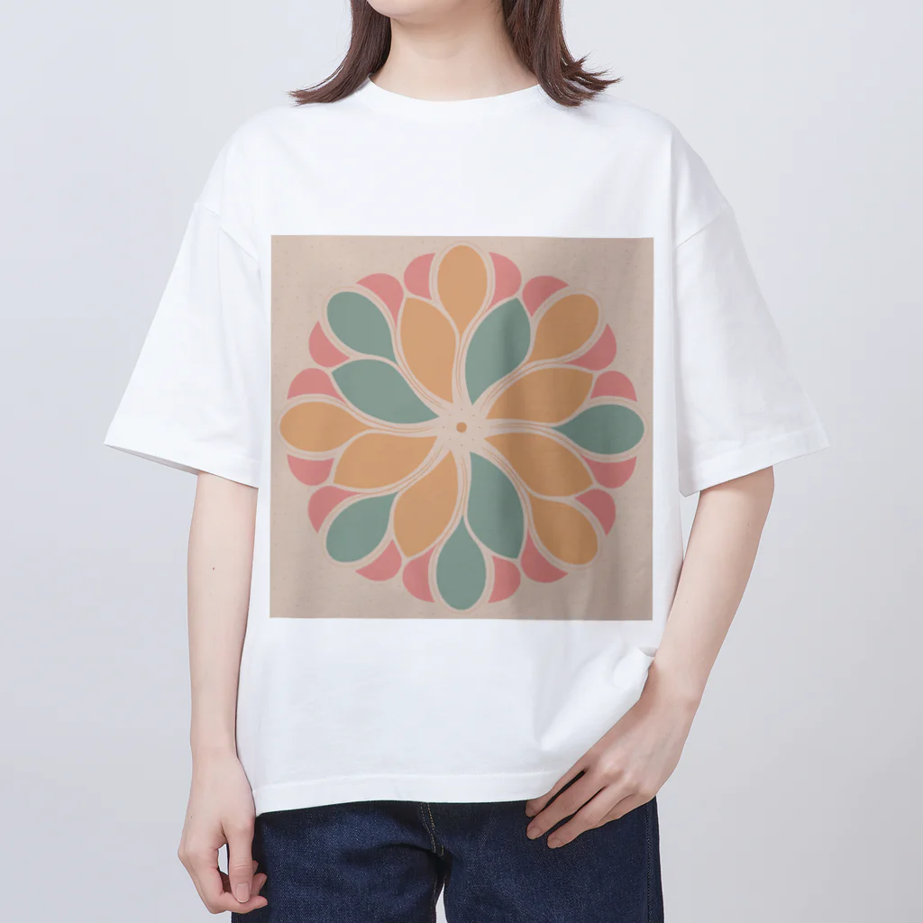 癒しの部屋🐾໒꒱のFlower🌸 オーバーサイズTシャツ