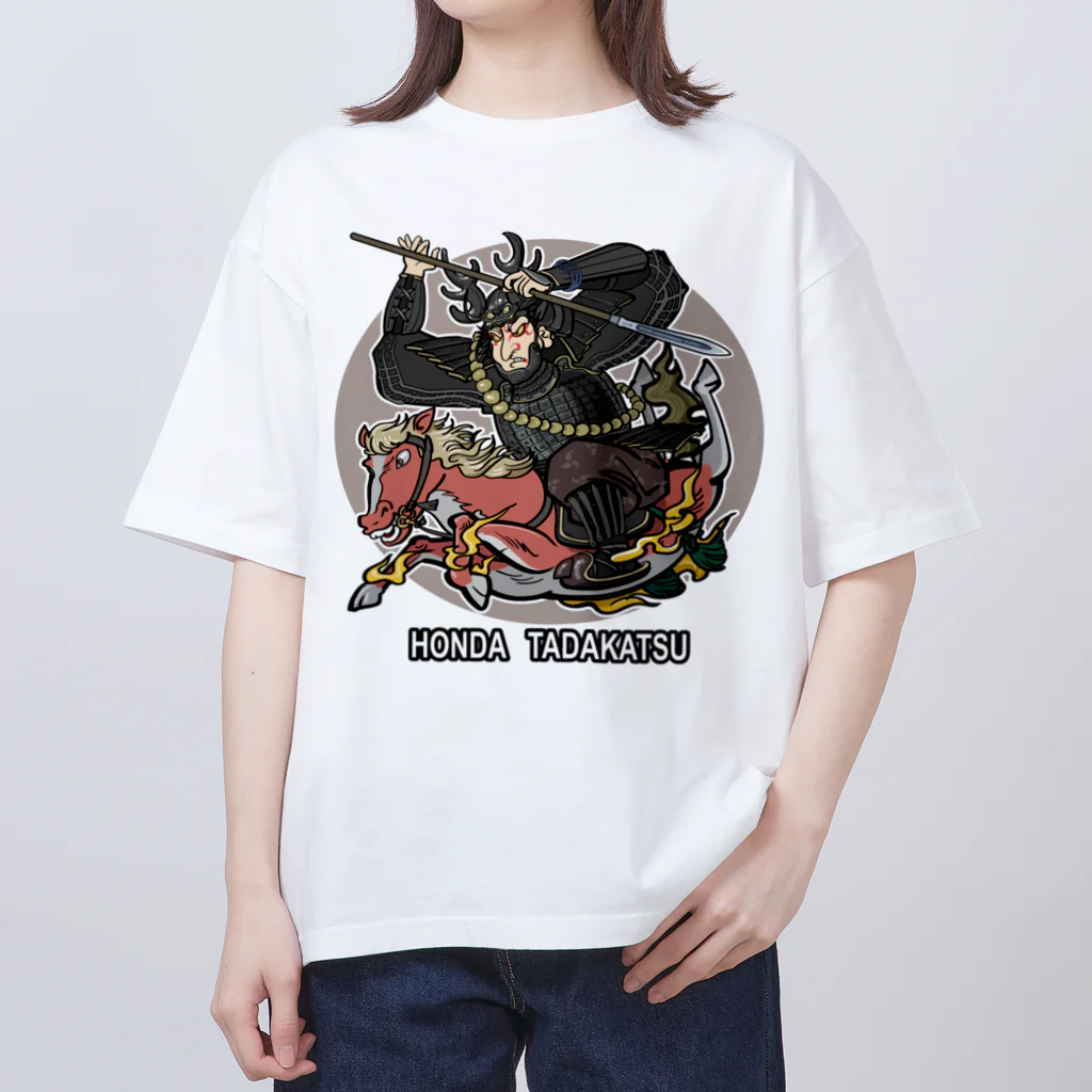 freehandの本多　忠勝 オーバーサイズTシャツ