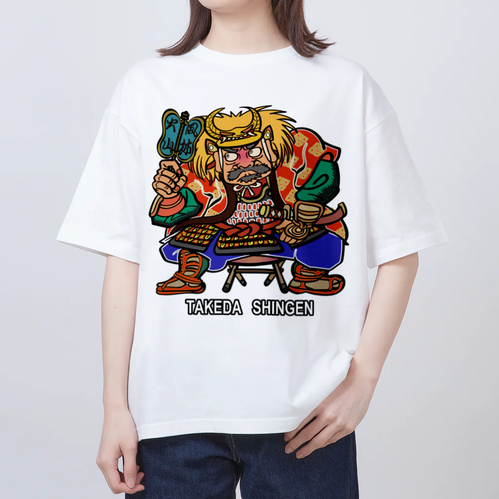 freehandの武田　信玄 オーバーサイズTシャツ