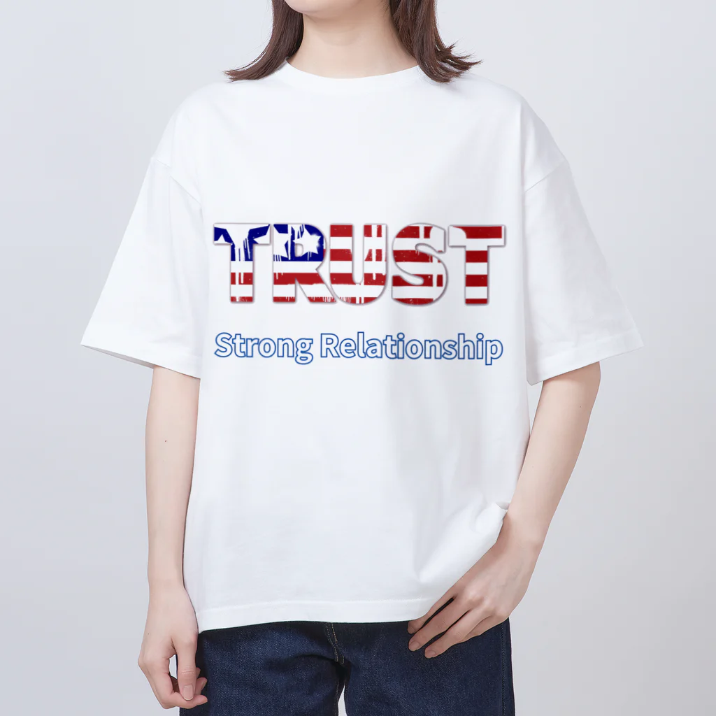 AwagoModeのTRUST (STRONG RELATIONSHIP) (16) オーバーサイズTシャツ