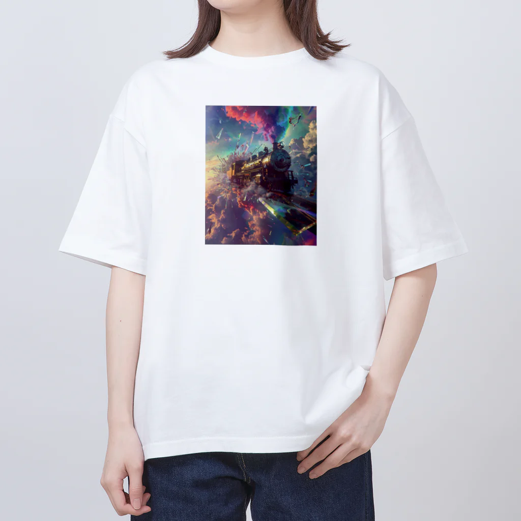 幻想ラボの「ガラスの次元を越える旅」 Oversized T-Shirt