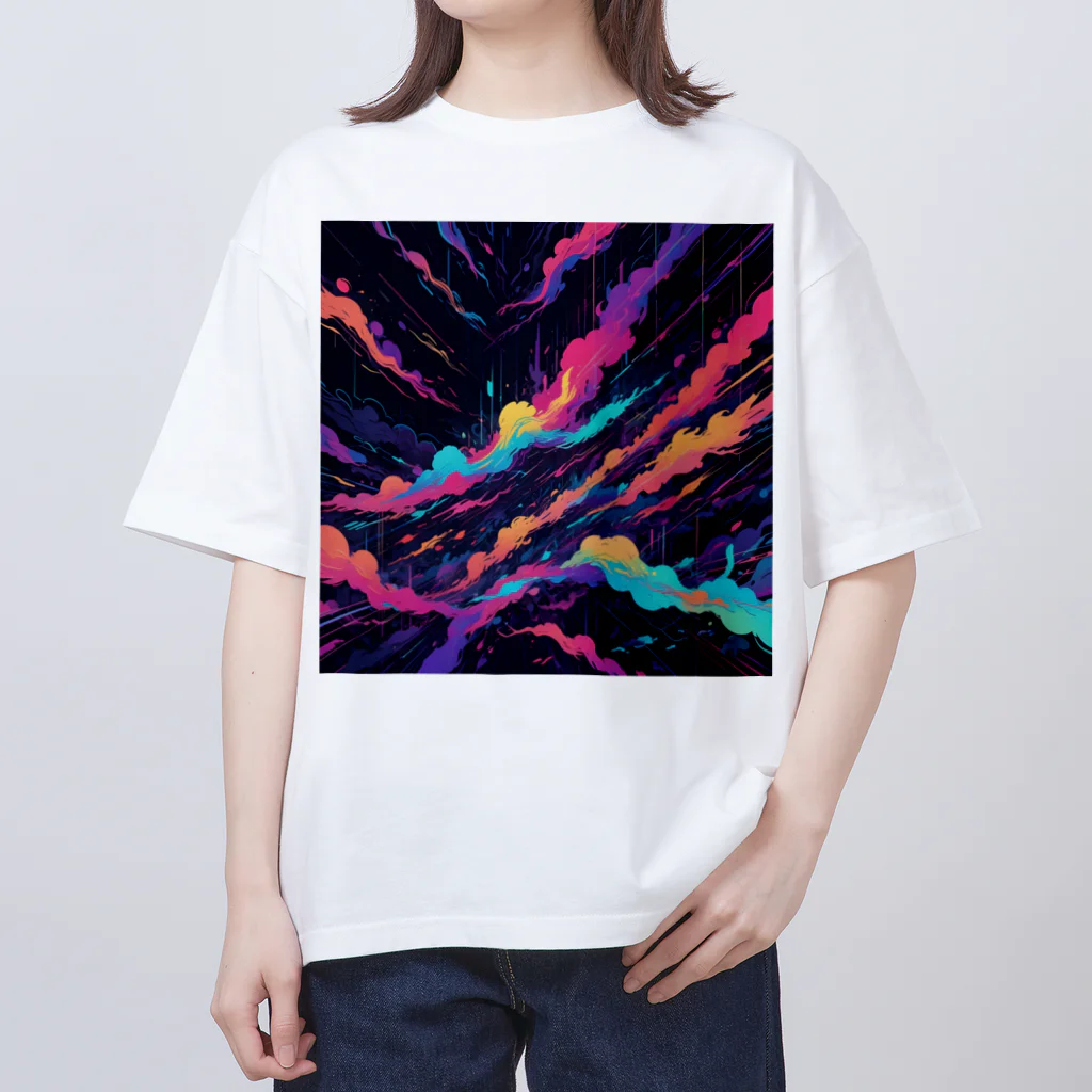 AI Fantasy Art Shopのart of fire③ Oversized T-Shirt
