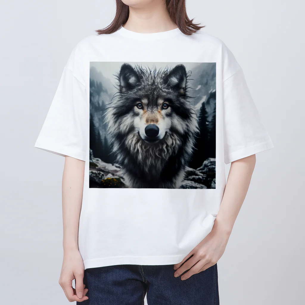 中村マコトのオオカミ　森の番人 Oversized T-Shirt