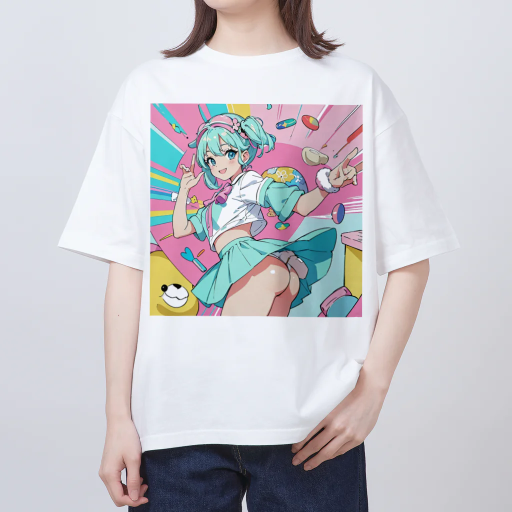 yozoraniyumeoの魔法スイーツ少女 Oversized T-Shirt