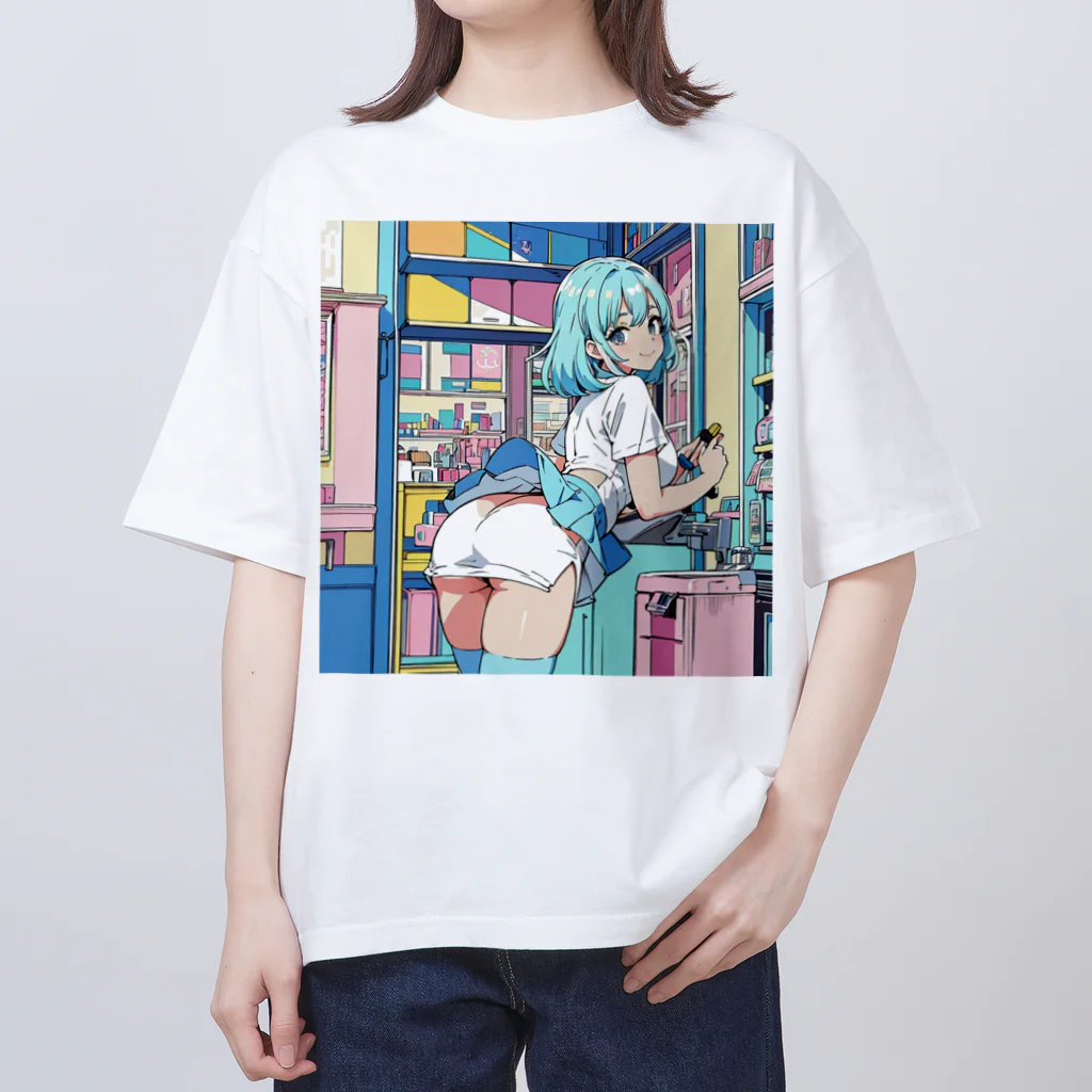 yozoraniyumeoの魔法美容院少女 オーバーサイズTシャツ