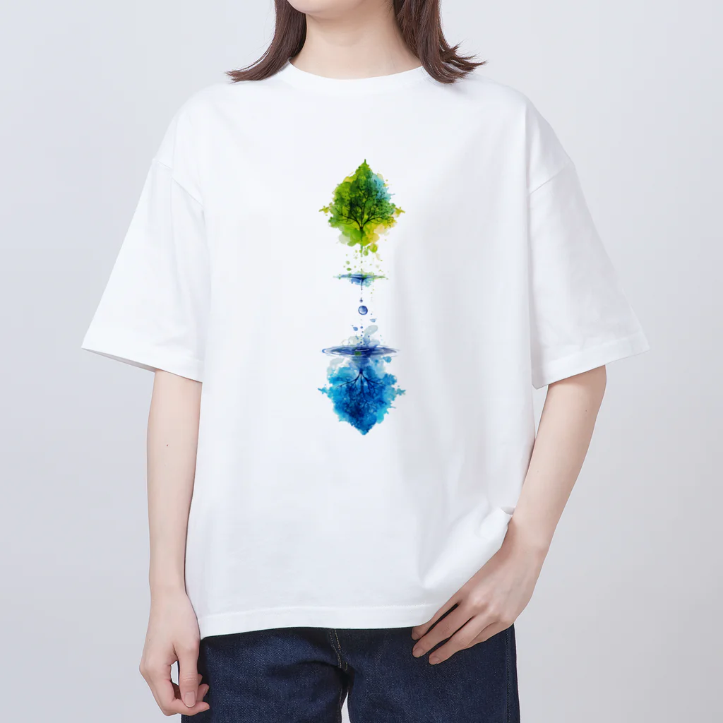 Chi3の生命の水 クリーンウォーターの未来 Oversized T-Shirt