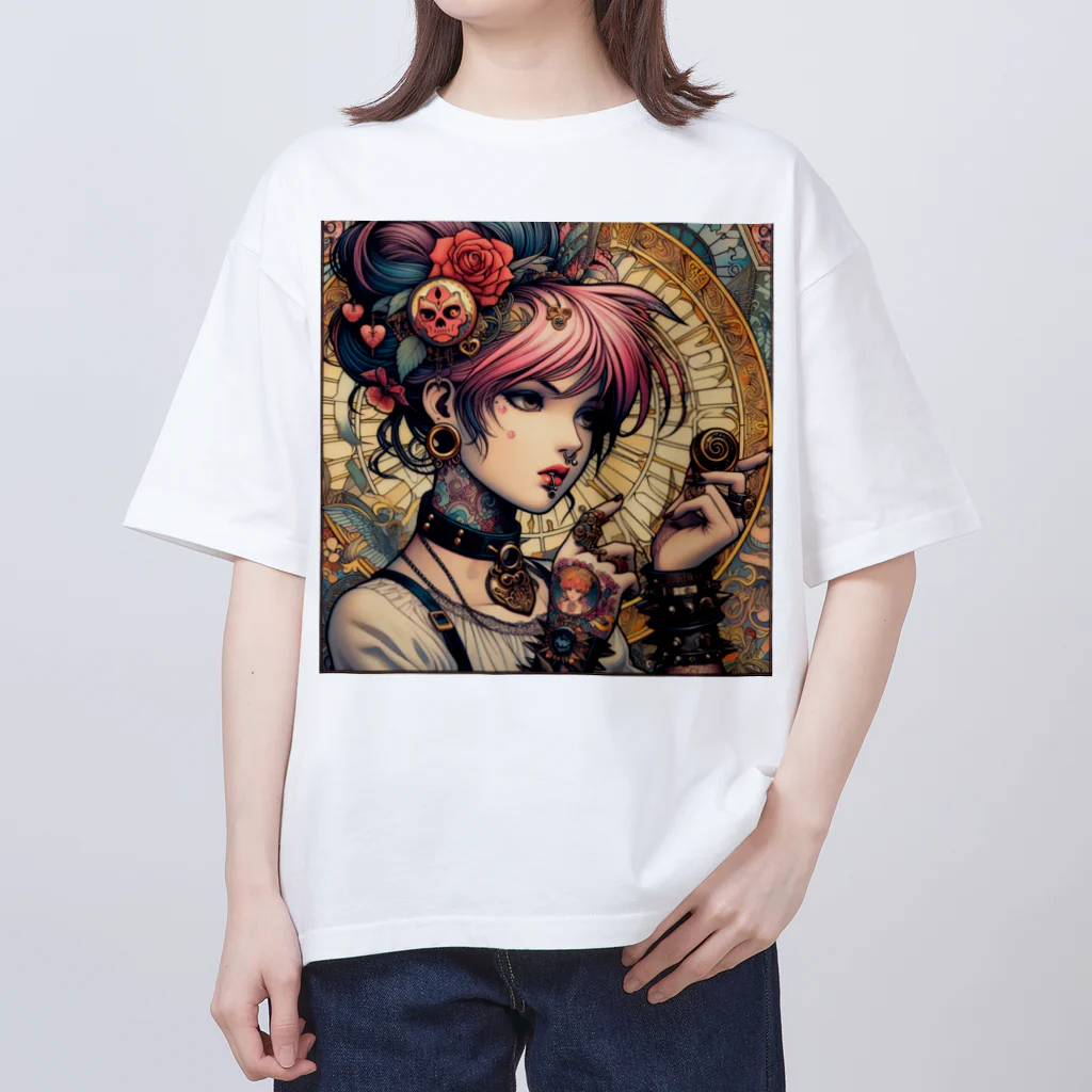 riarioのピンク オーバーサイズTシャツ