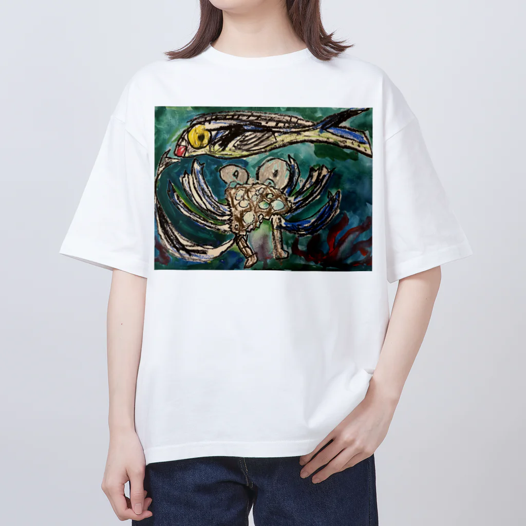 ちよかこ🕊️のおさかに オーバーサイズTシャツ