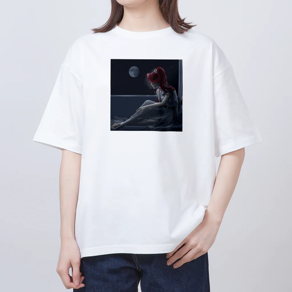 一兎風タウのヘスティア　ジャケットデザイン Oversized T-Shirt