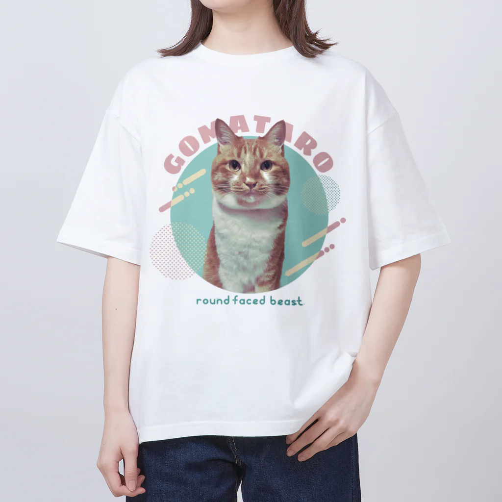 丸き顔の獣のごま太郎～丸き顔の獣～ オーバーサイズTシャツ