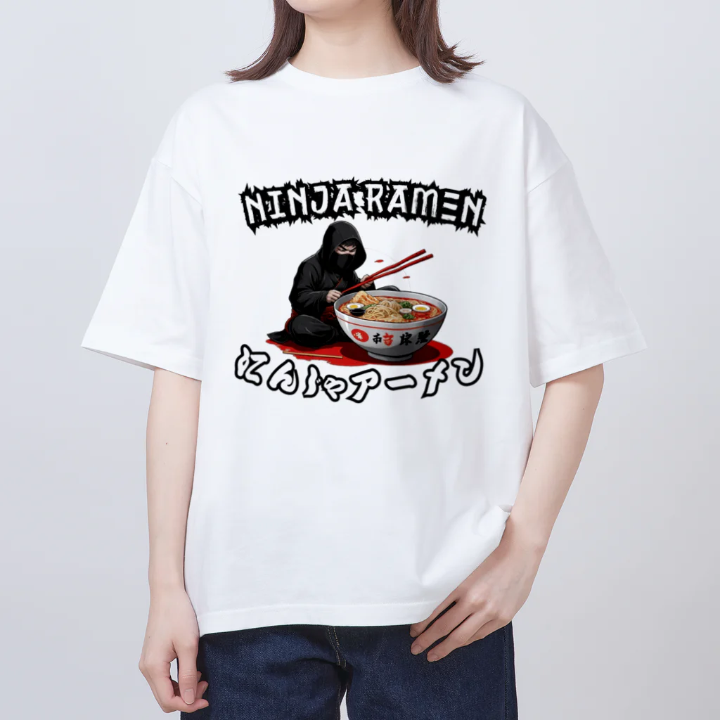 World_Teesの忍者ラーメン Oversized T-Shirt