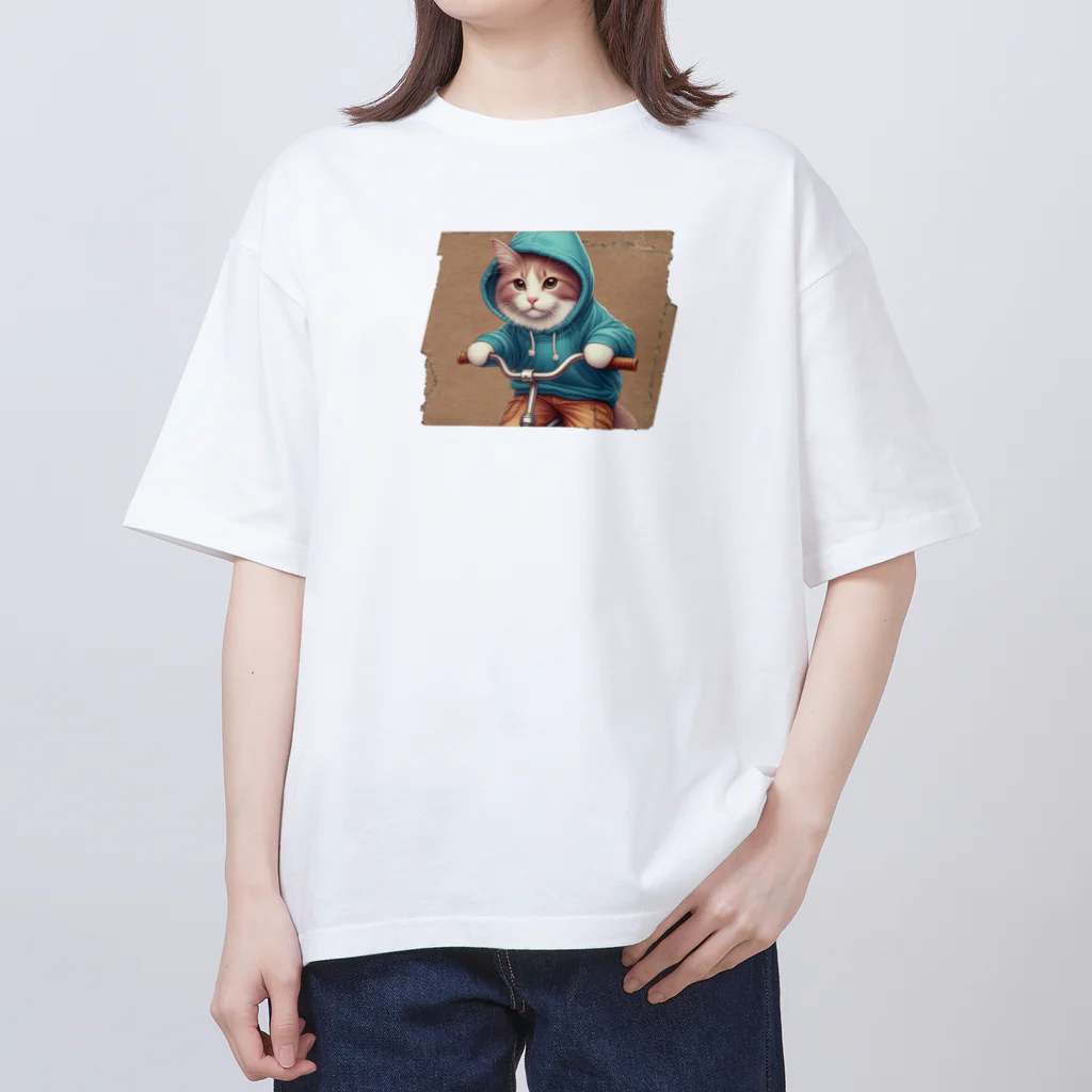 終わらない夢🌈のにゃんこ🐱 Oversized T-Shirt