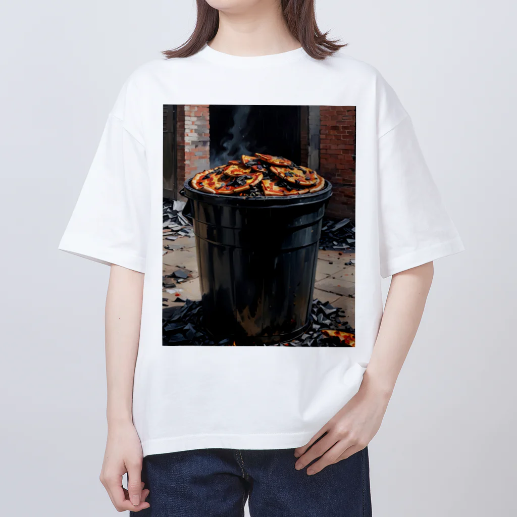入力中. . .のピザよりdeath Oversized T-Shirt