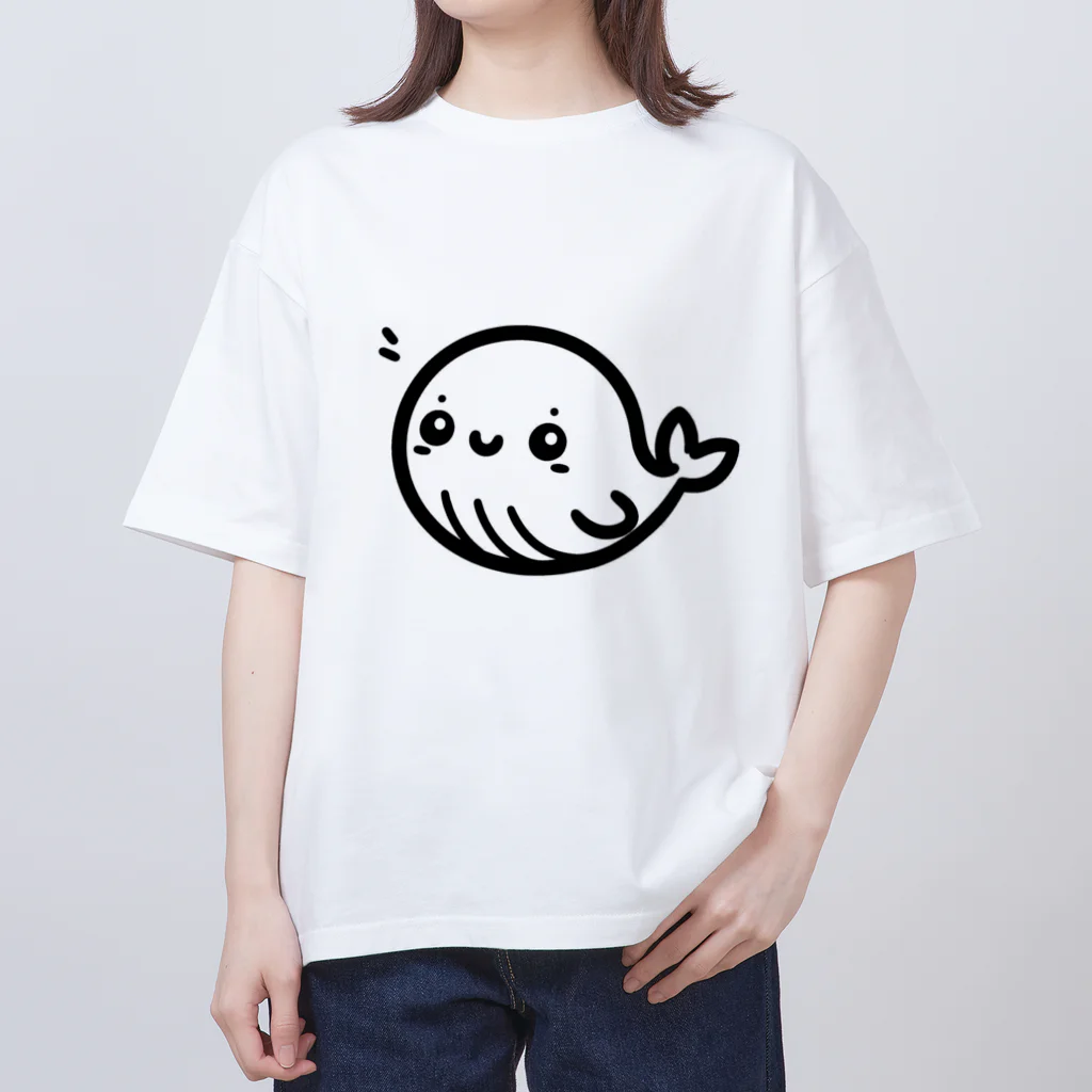 TAKU0822のキュートなクジラグッズ オーバーサイズTシャツ