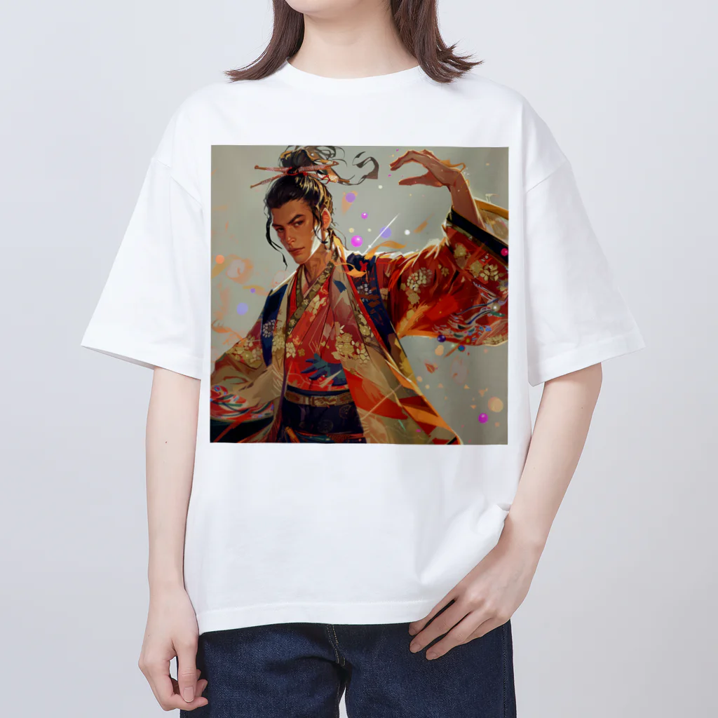 AQUAMETAVERSEの戦国レイブ　Tomoe bb 2712 オーバーサイズTシャツ