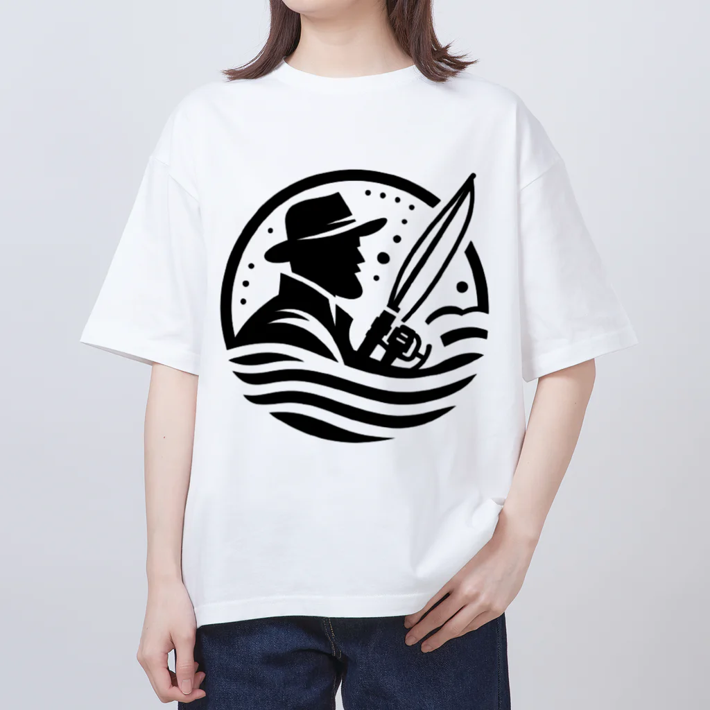 noririnoの釣り人 オーバーサイズTシャツ